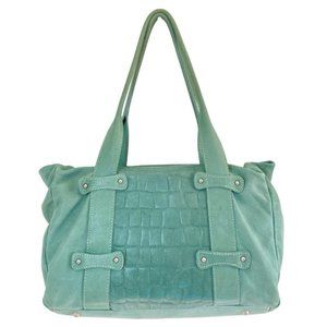 Bennett Embossed Leather Shoulder Bag